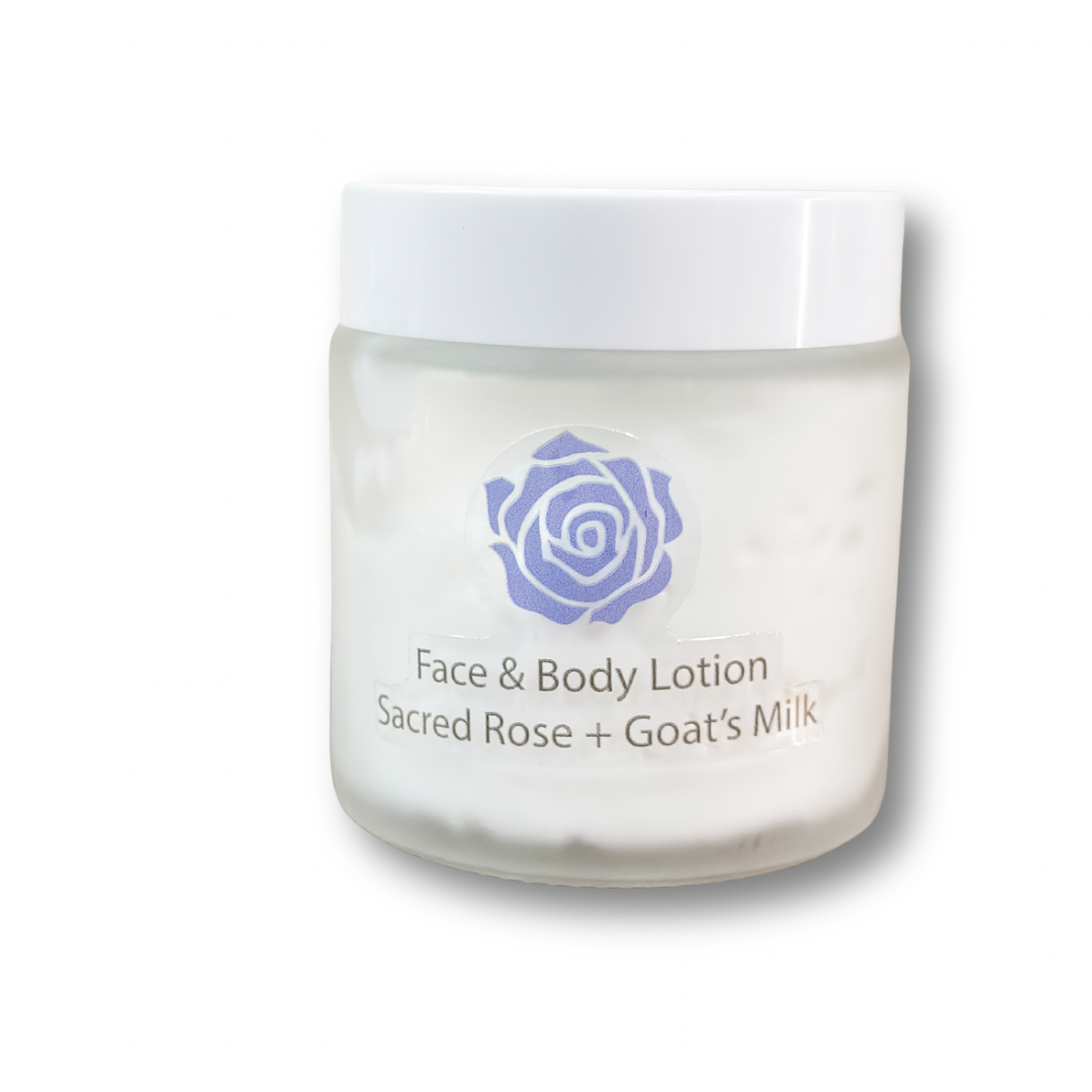 Sacred Rose Organic Face & Body Goats Milk Lotion SAMPLE