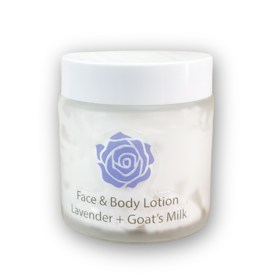 de-Stress Lavender Organic Face & Body Goats Milk Lotion 10 pack