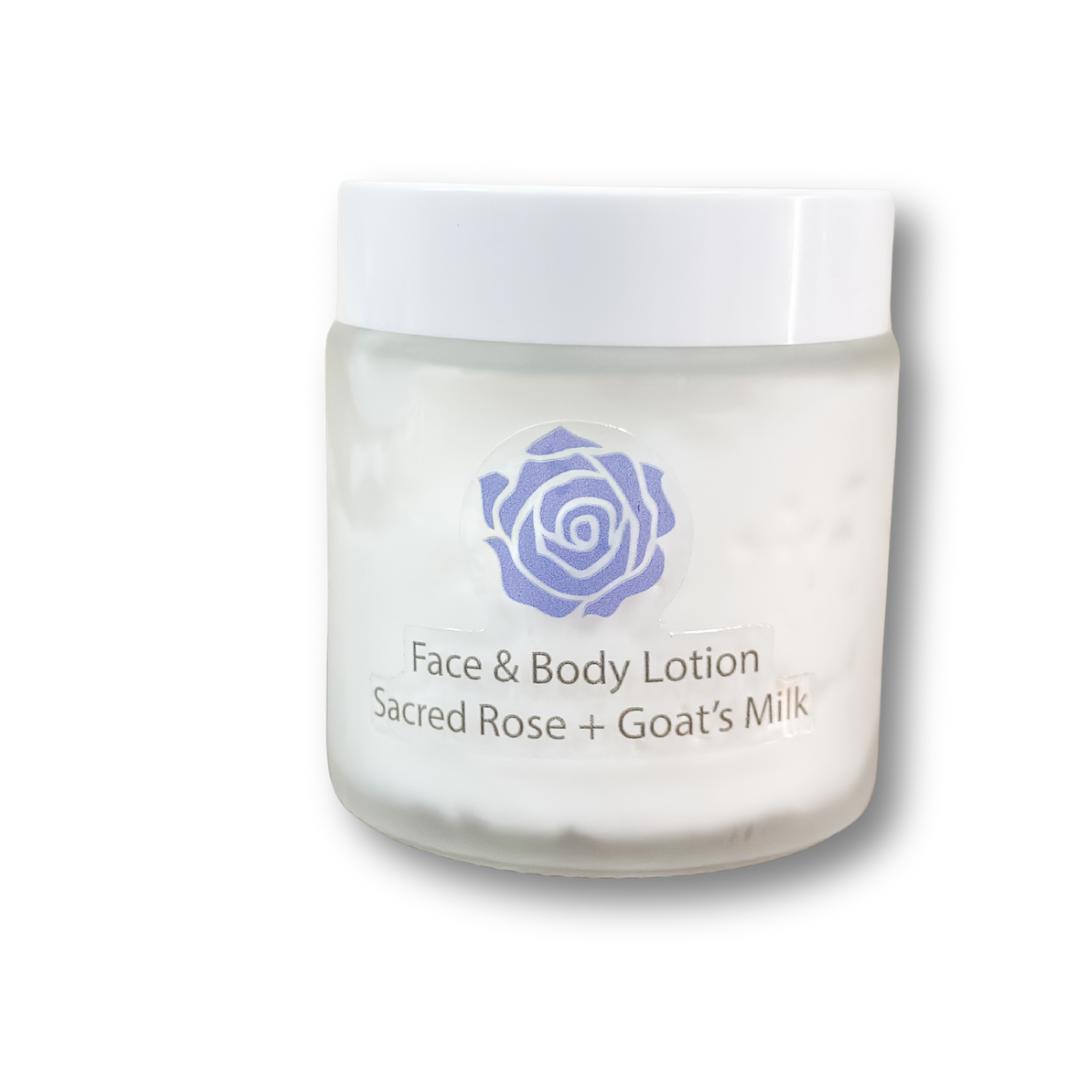 Sacred Rose Organic Face & Body Goats Milk Lotion 10 pack