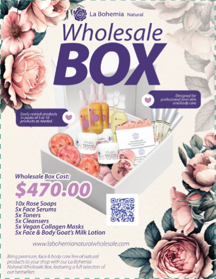 Wholesale Box Sacred Rose La Bohemia Natural